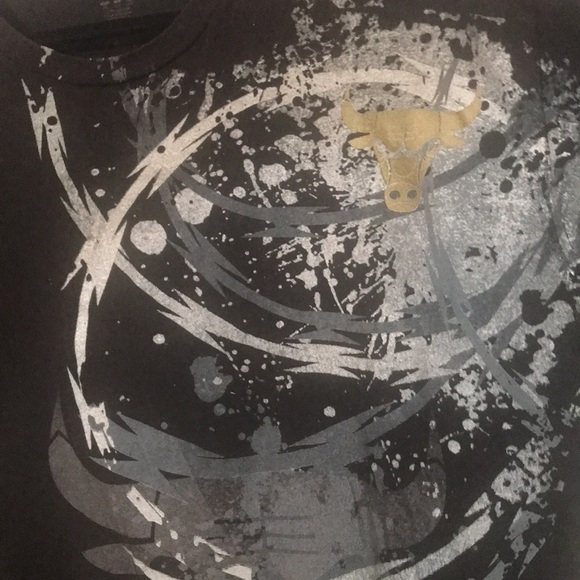 Adidas Chicago Bulls Graffiti Black Screen Print             T-Shirt size 2XL - Picture 3 of 11
